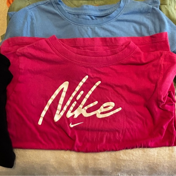 Girls Nike, Old Navy, Etc Top Bundle 8 pieces Long and Short Sleeve Sz Medium - Picture 3 of 9